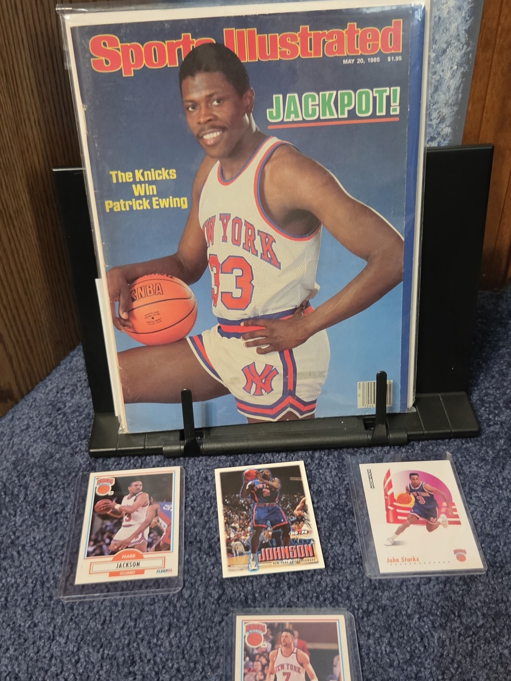 Patrick Ewing May 20, 1986 Magazine - Blue Cover